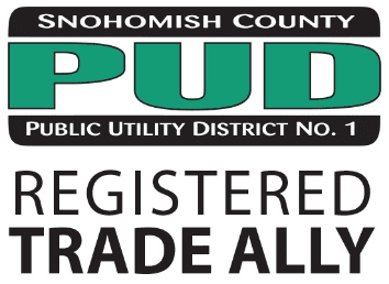 Snohomish county Public Utility District 1 Registered Trade Ally.